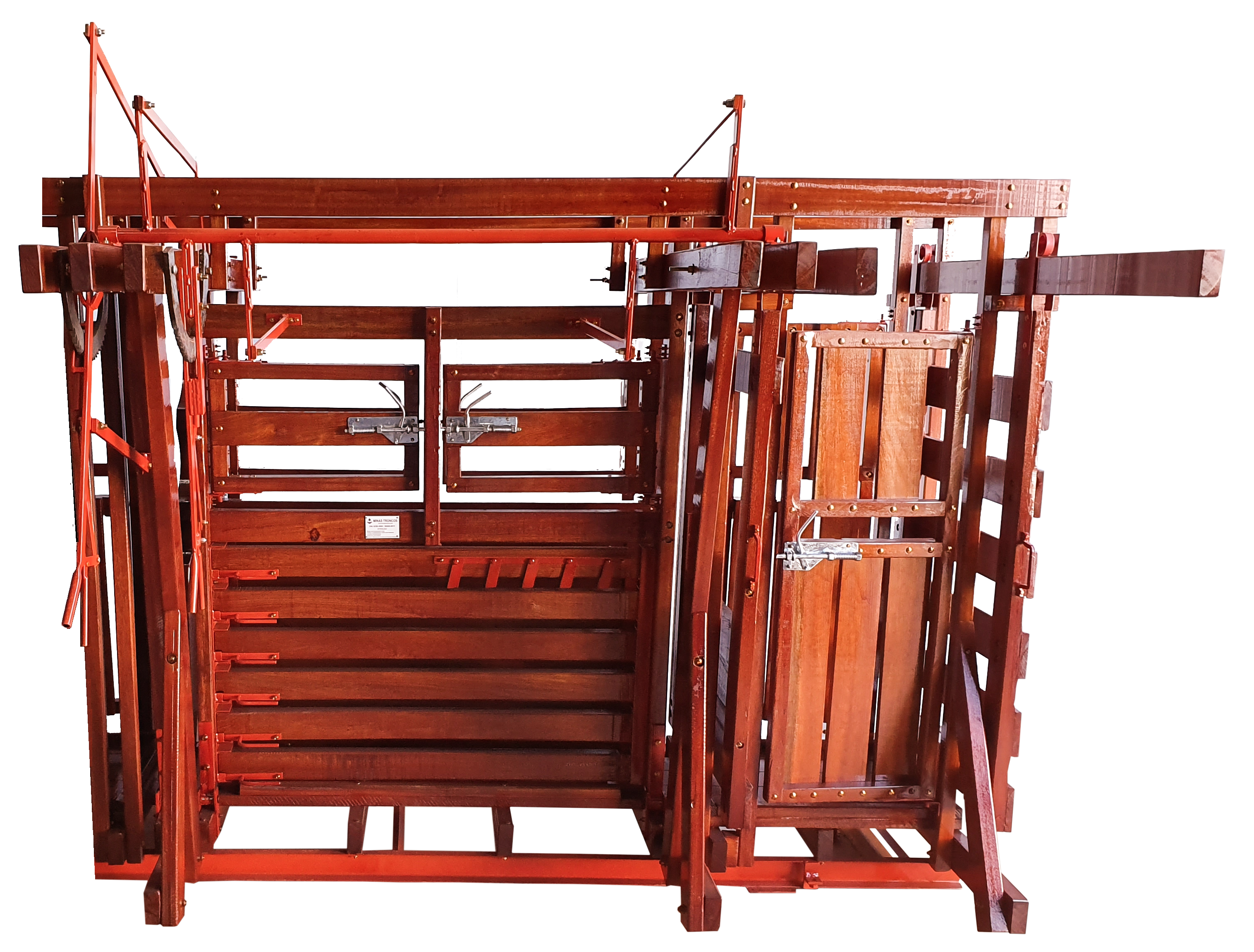 Tronco de Contenção Modelo Amreicano com 1 Cabine Veterinária.